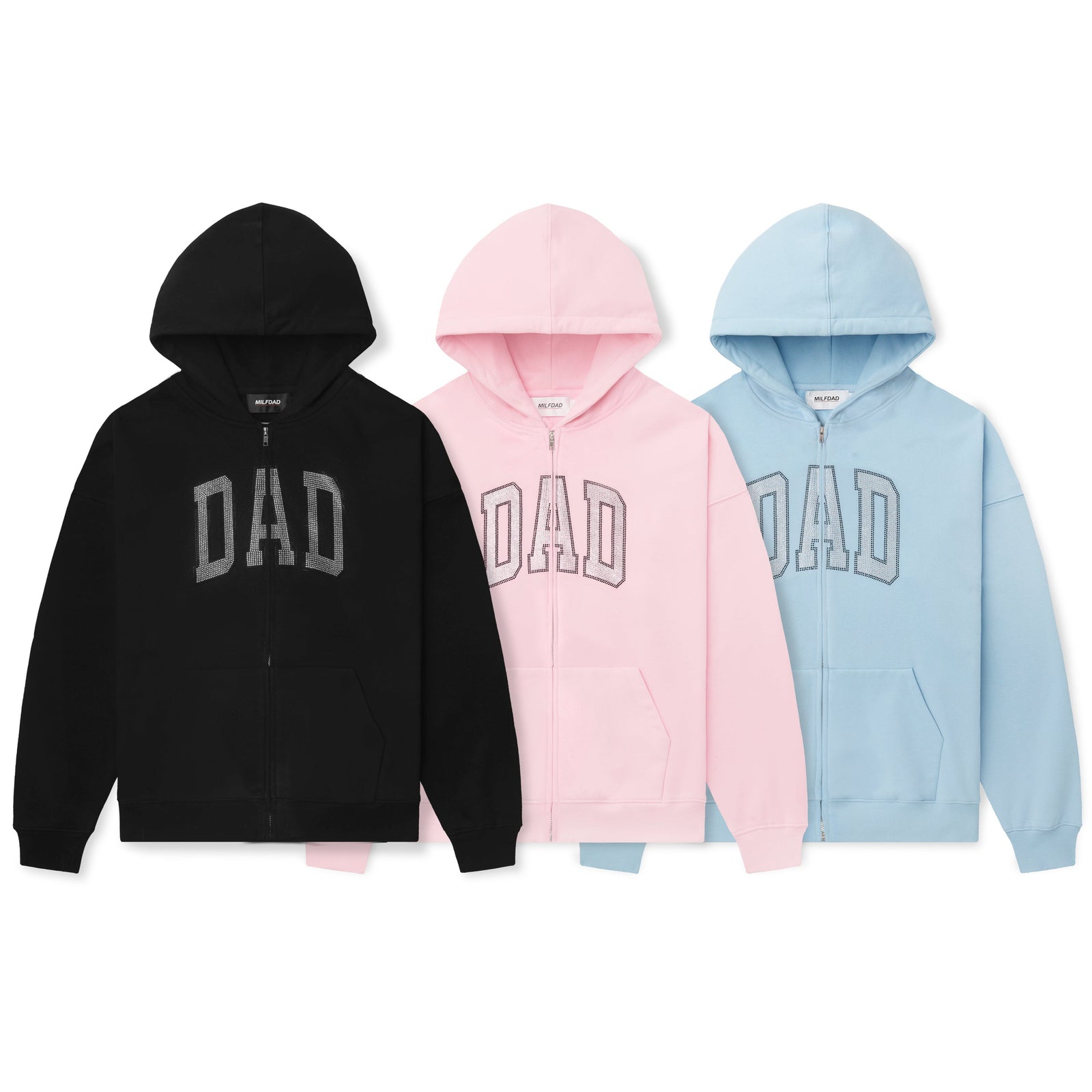 Rhinestone DAD Hoodie