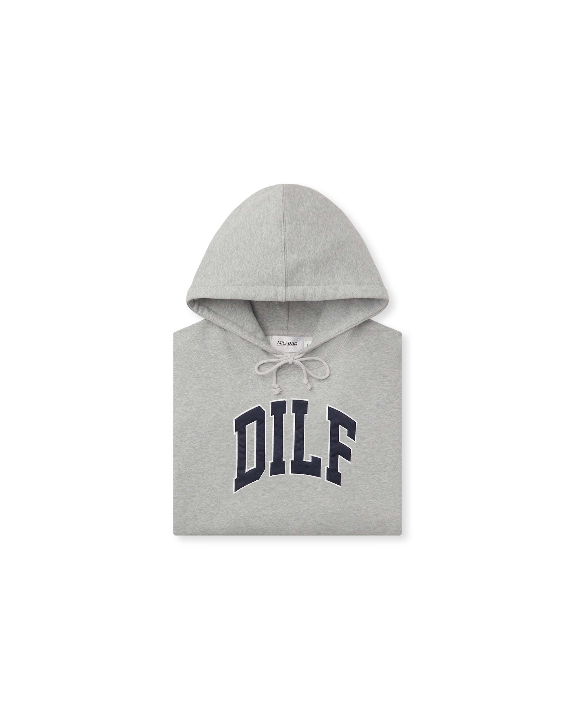 DILF Arc Logo Hoodie - Grey