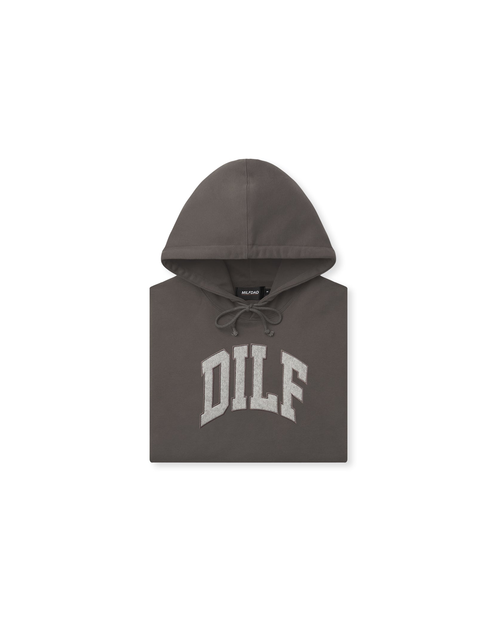 DILF Arc Logo Hoodie - Charcoal