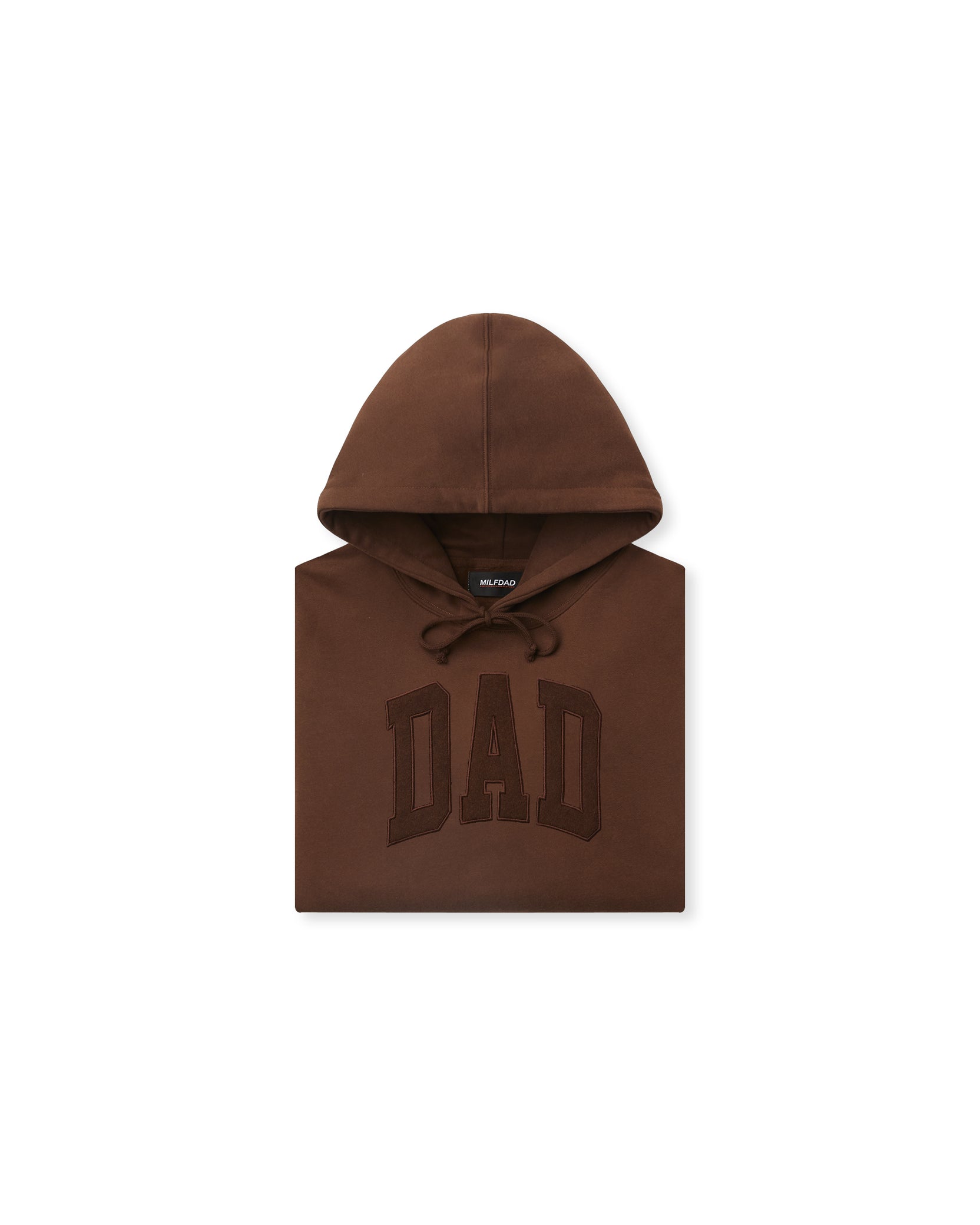 DAD Arc Logo Hoodie - Chocolate Brown