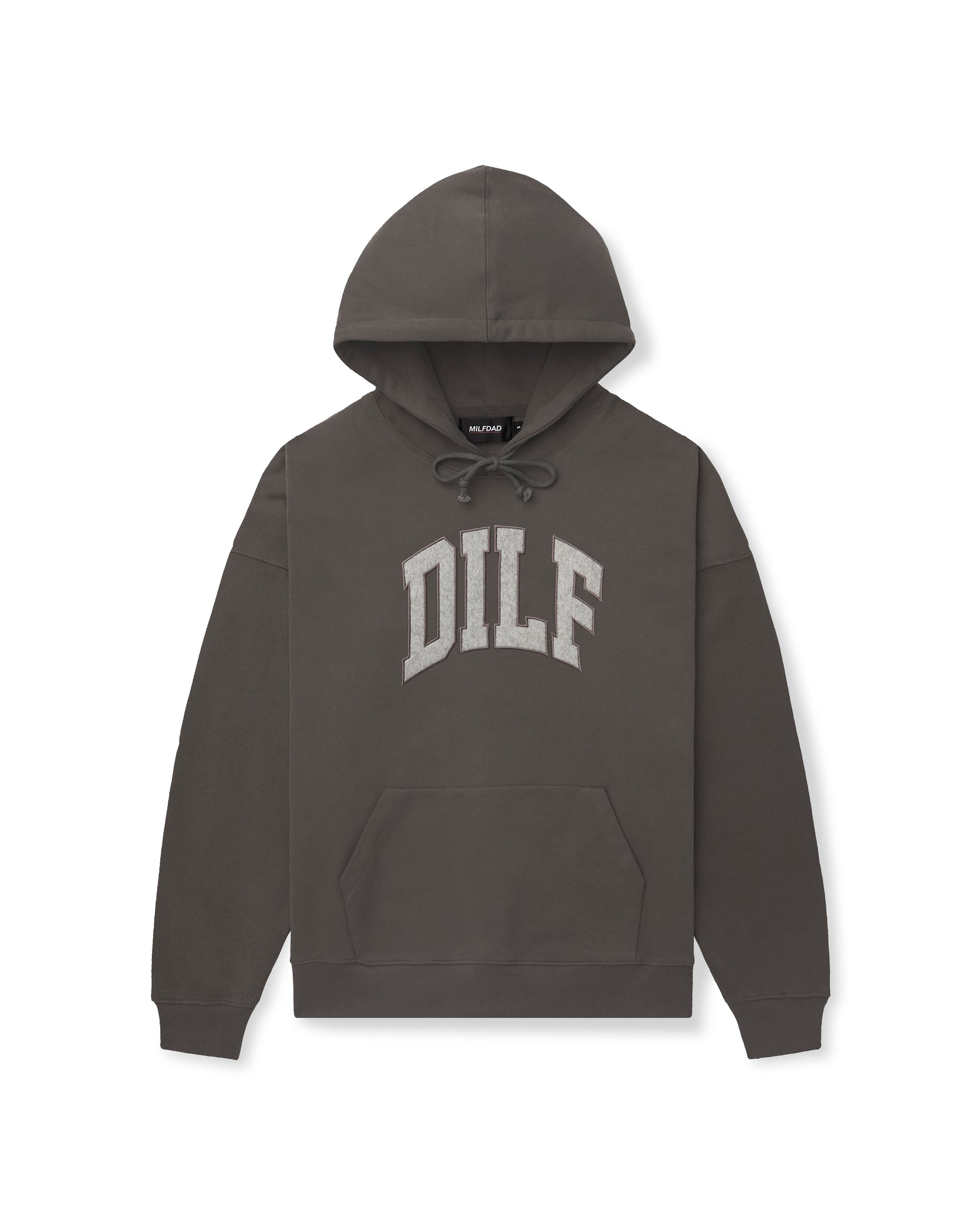 DILF Arc Logo Hoodie - Charcoal