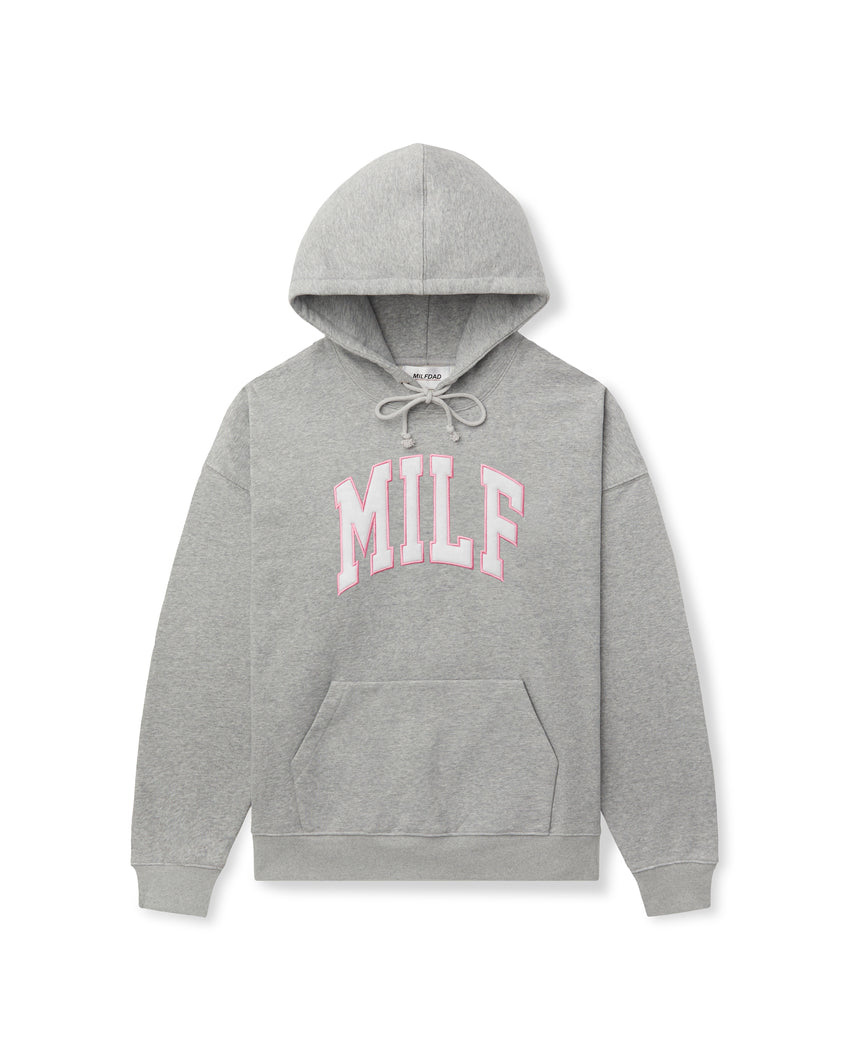 MILF Arc Logo Hoodie - Grey