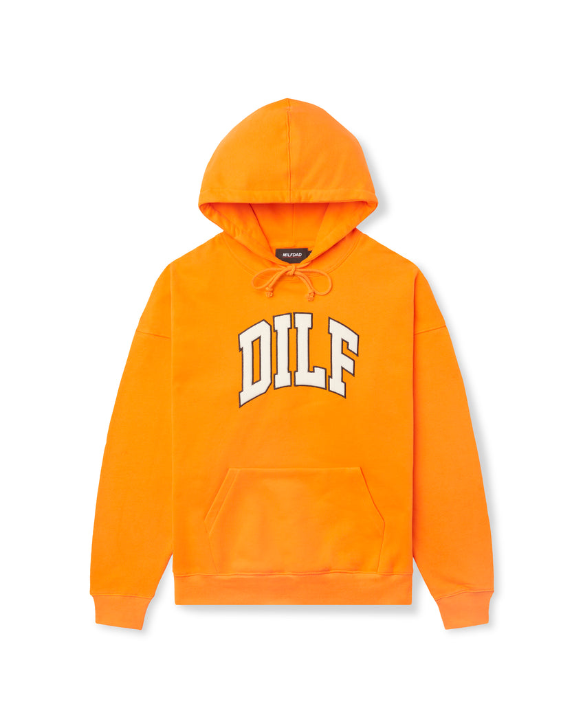 DILF Arc Logo Hoodie - Orange