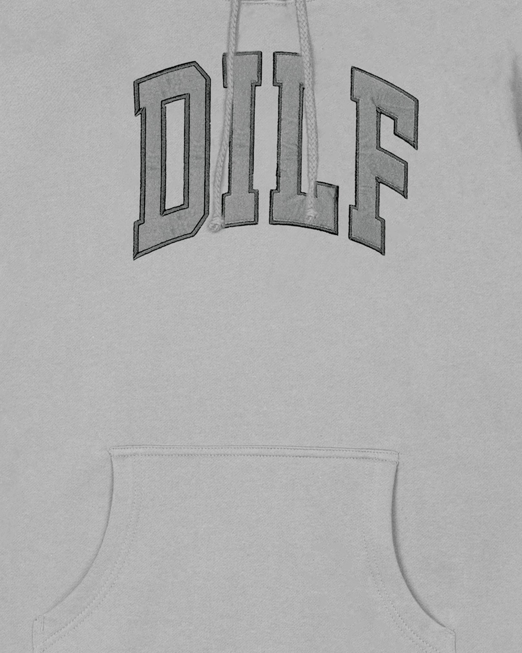 DILF Arc Logo Hoodie - Slate Grey