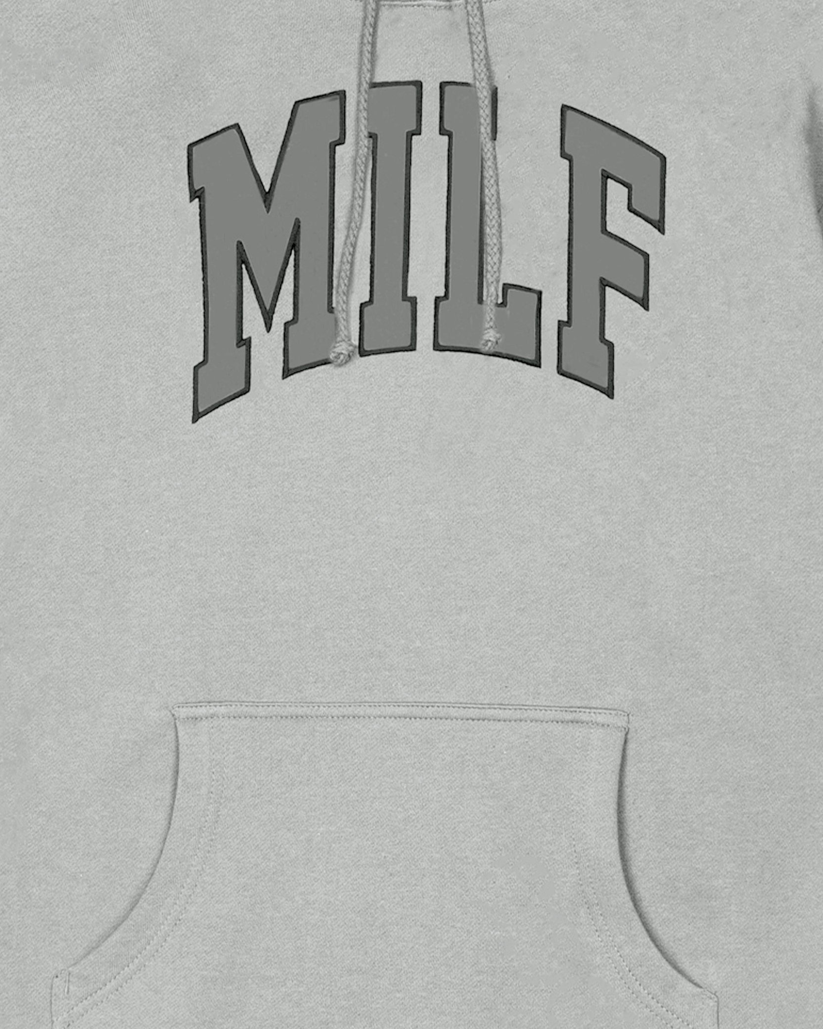 MILF Arc Logo Hoodie - Slate Grey