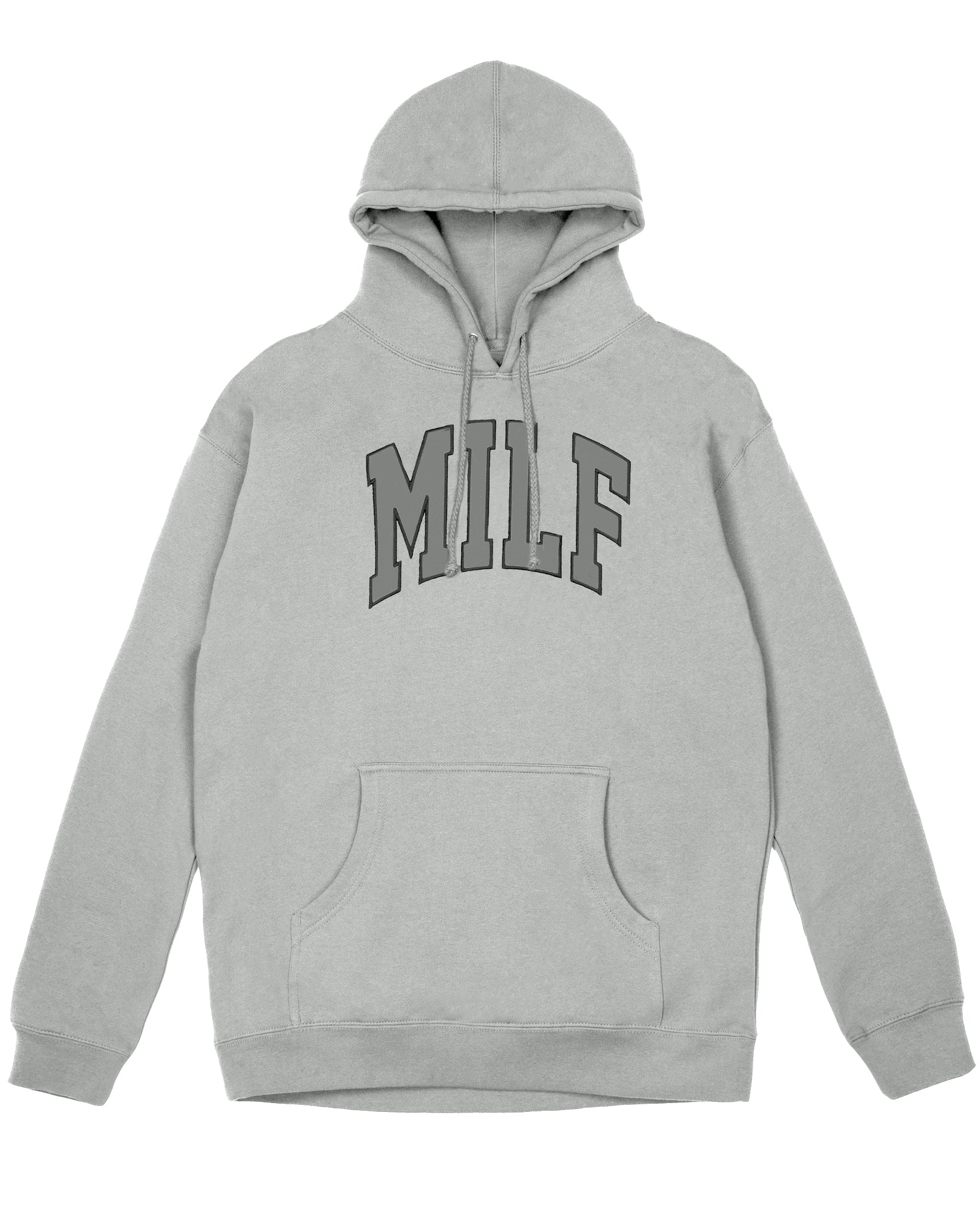 MILF Arc Logo Hoodie - Slate Grey