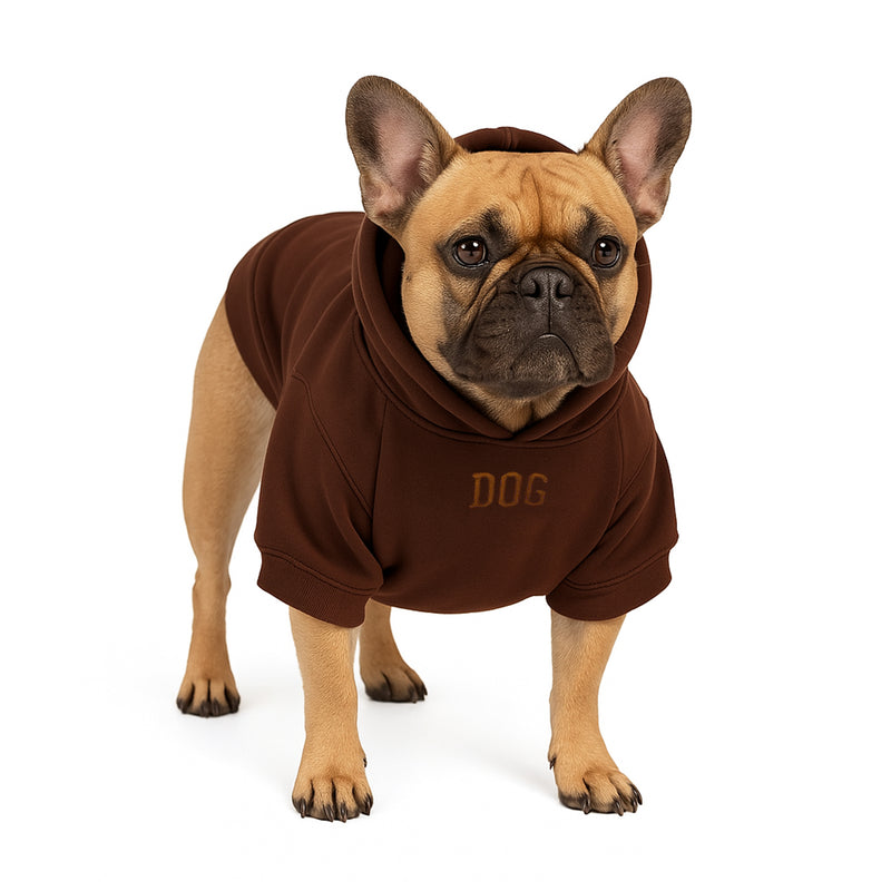 The DOG Hoodie - Chocolate Brown - MILFDAD