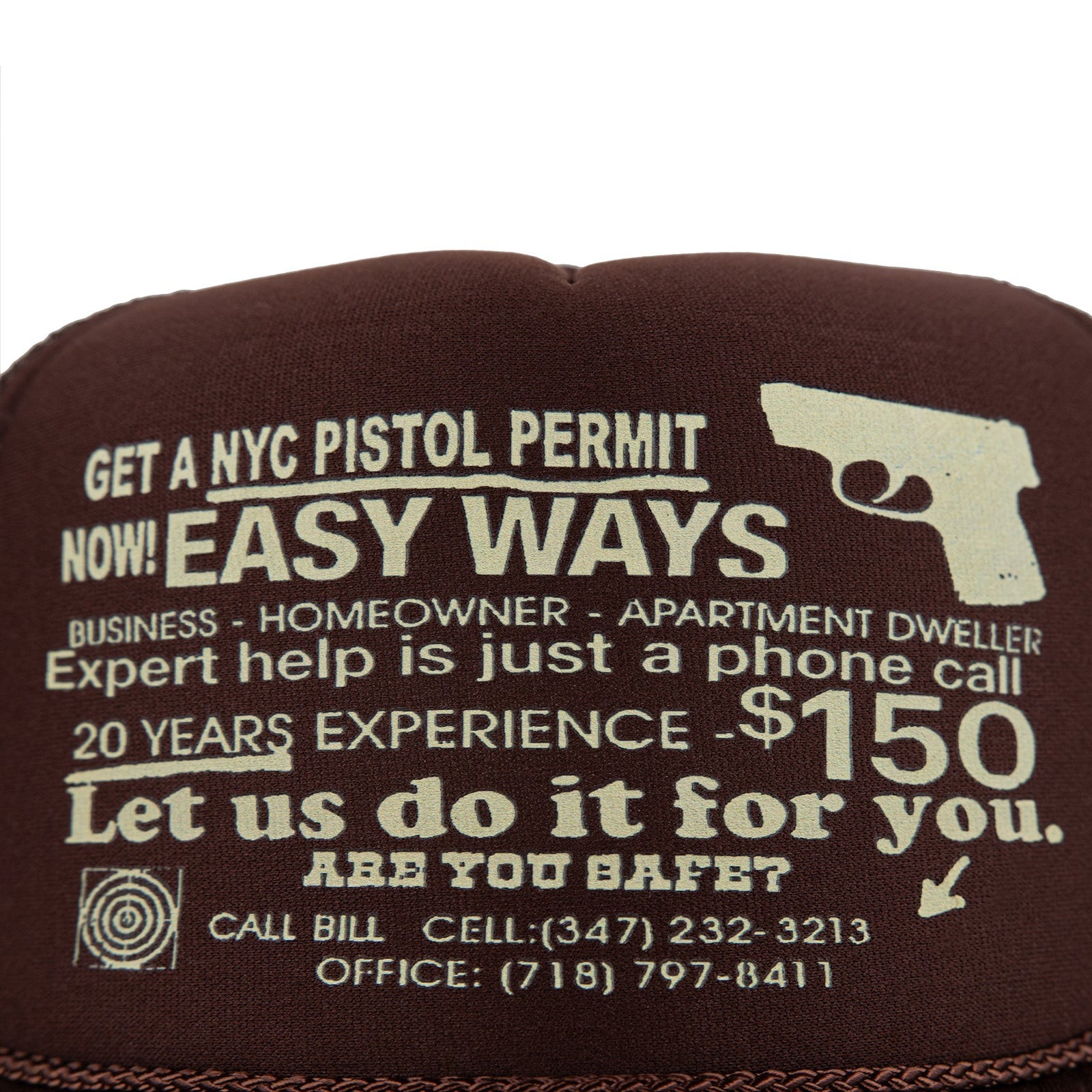 NYC Pistol Permit Trucker Hat