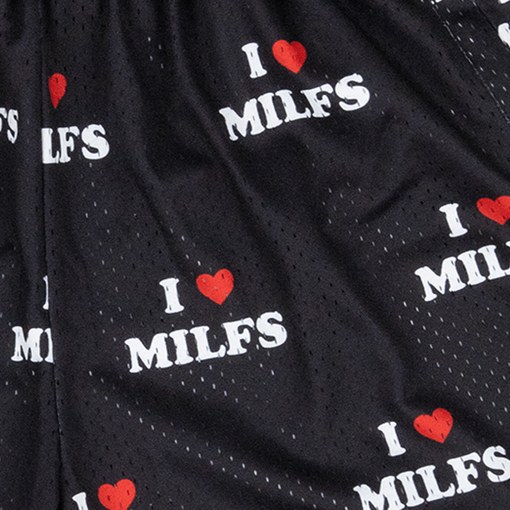 I <3 Milfs Shorts - Black