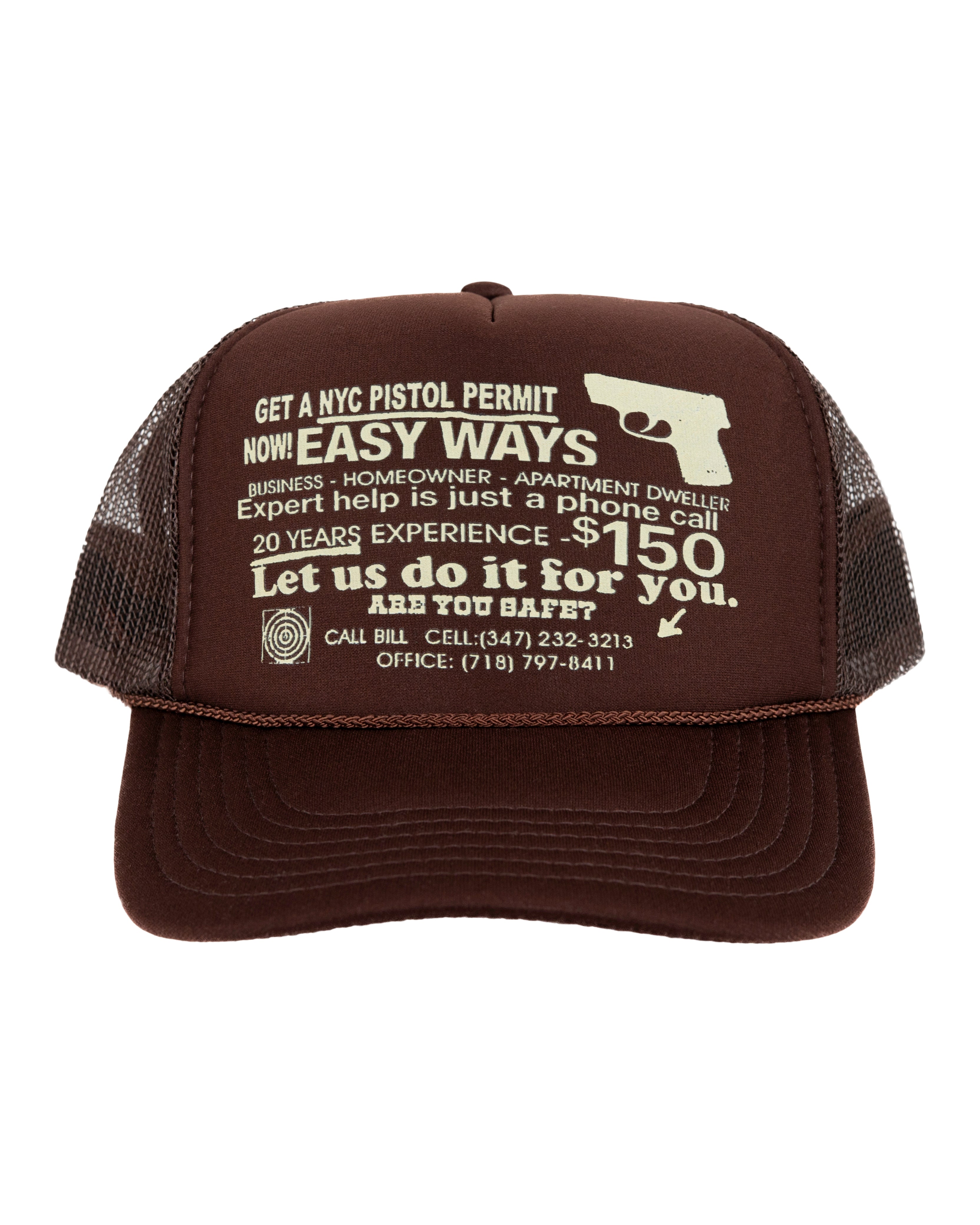 NYC Pistol Permit Trucker Hat