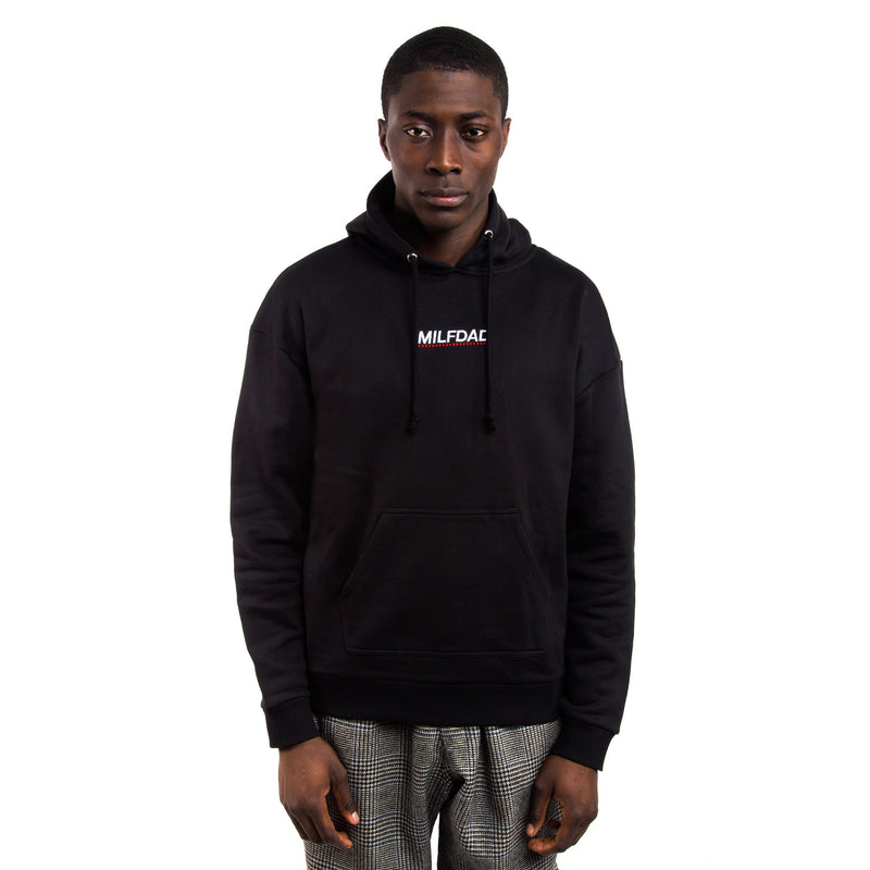 Milfdad Logo Hoodie - Black - MILFDAD