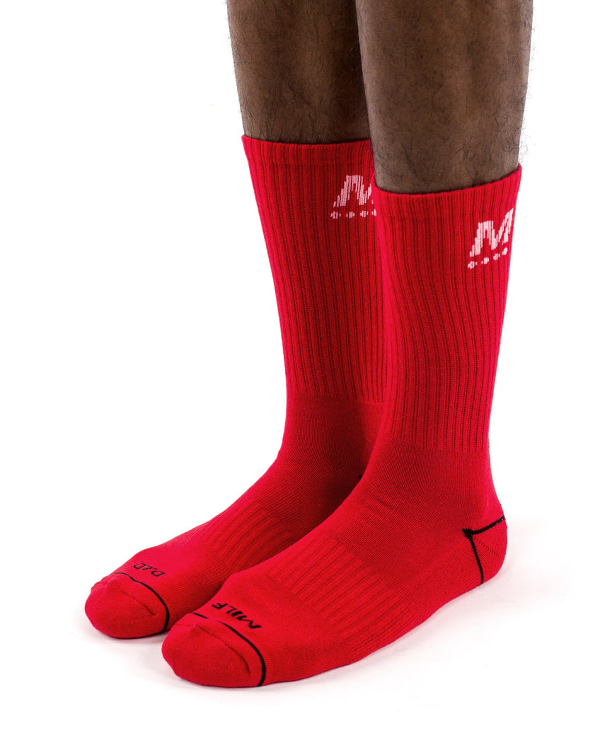 M Logo Socks - Red