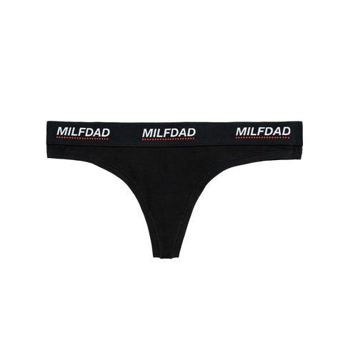 Milfdad Logo Thong - - MILFDAD