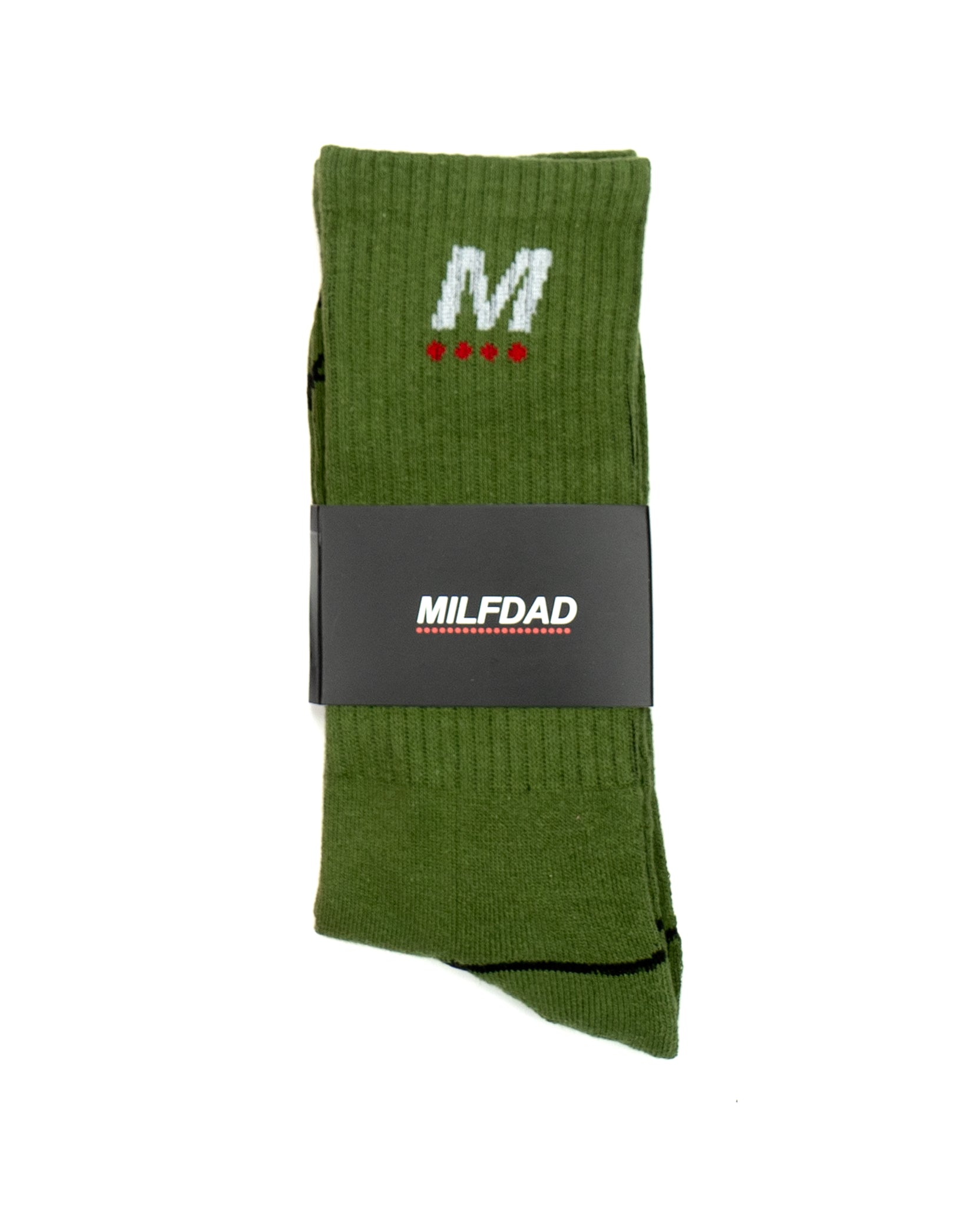 M Logo Socks - Army Green