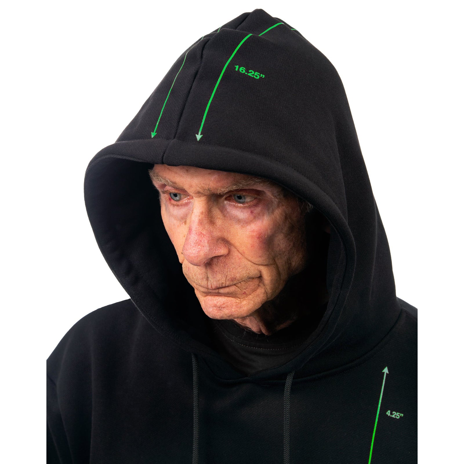 Diagram Hoodie - Black / Green