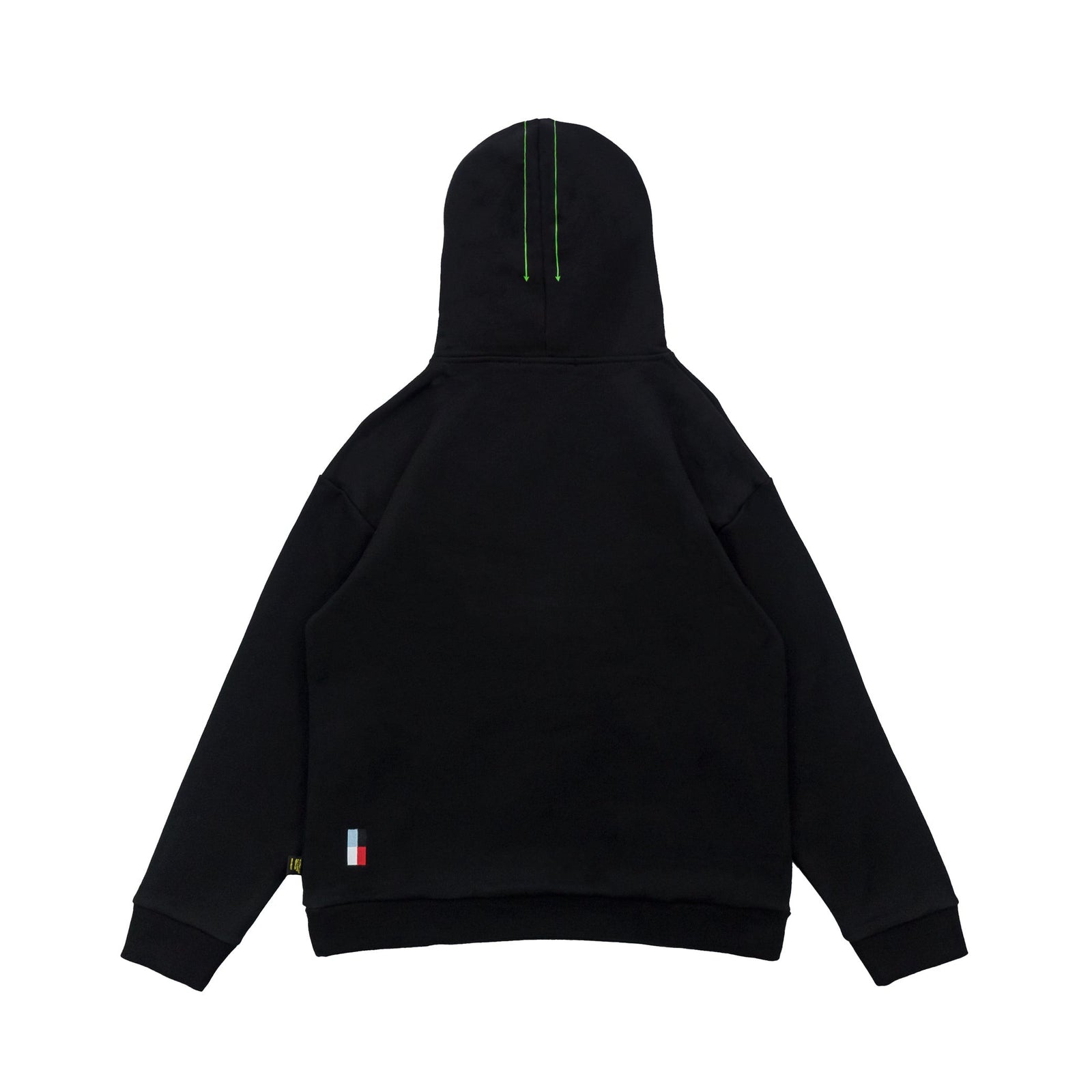 Diagram Hoodie - Black / Green