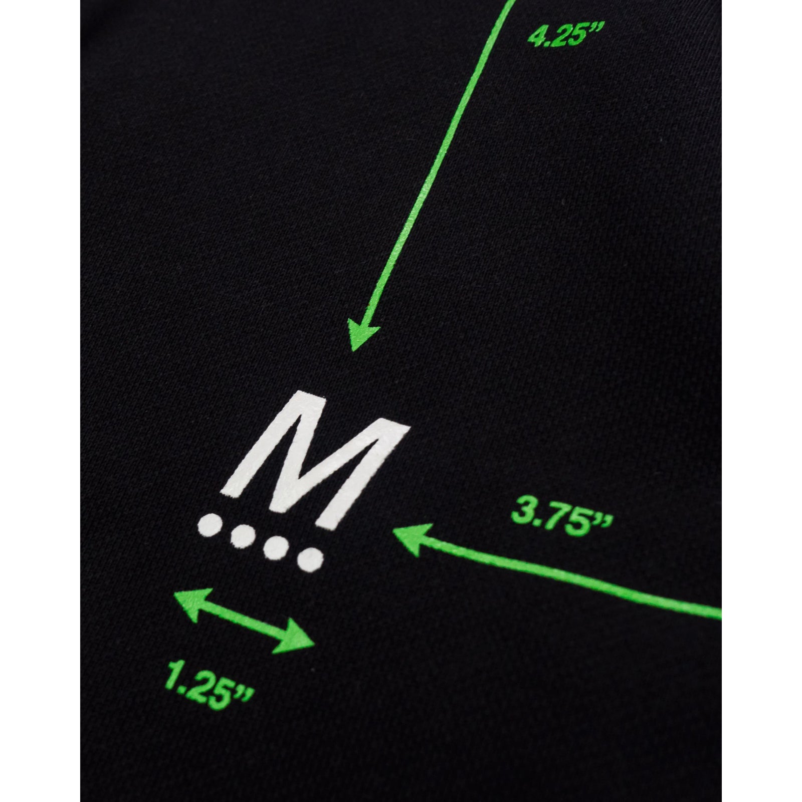 Diagram Hoodie - Black / Green