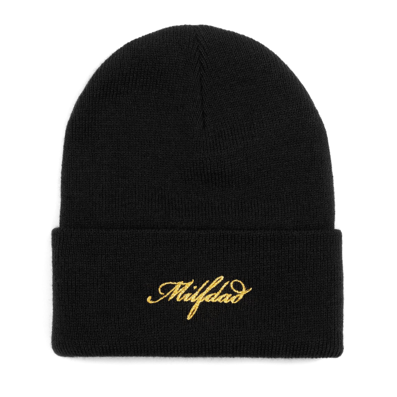 Metallic Script Logo Beanie