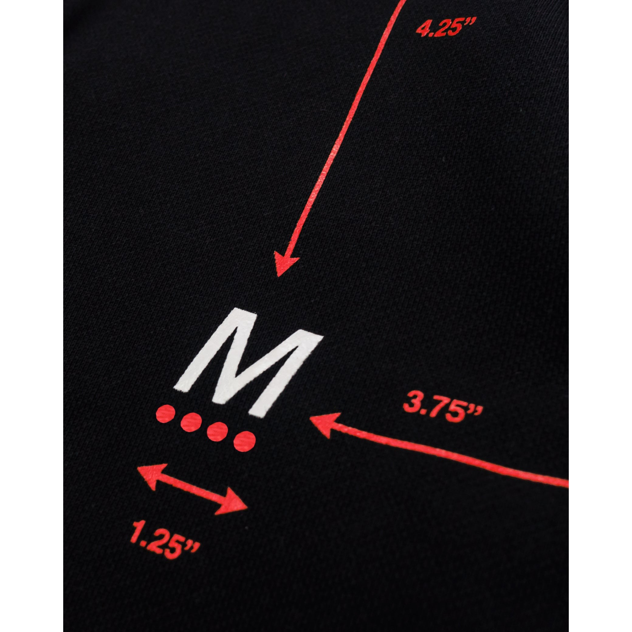 Diagram Hoodie - Black / Red