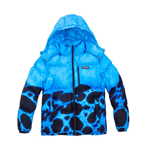 Poison Puffer Jacket - Blue / Black - - MILFDAD