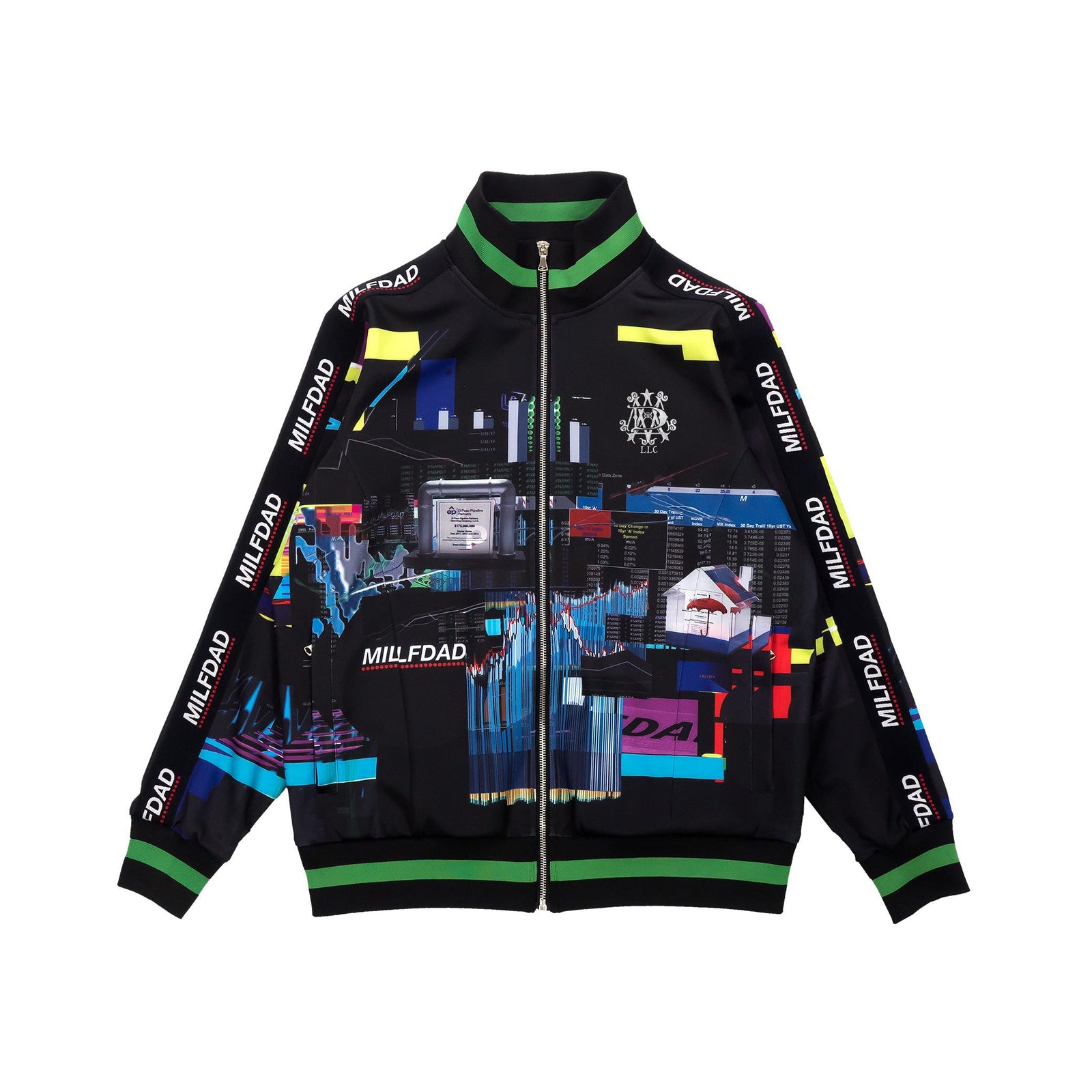 Track Jacket - Spreadsheet / Black