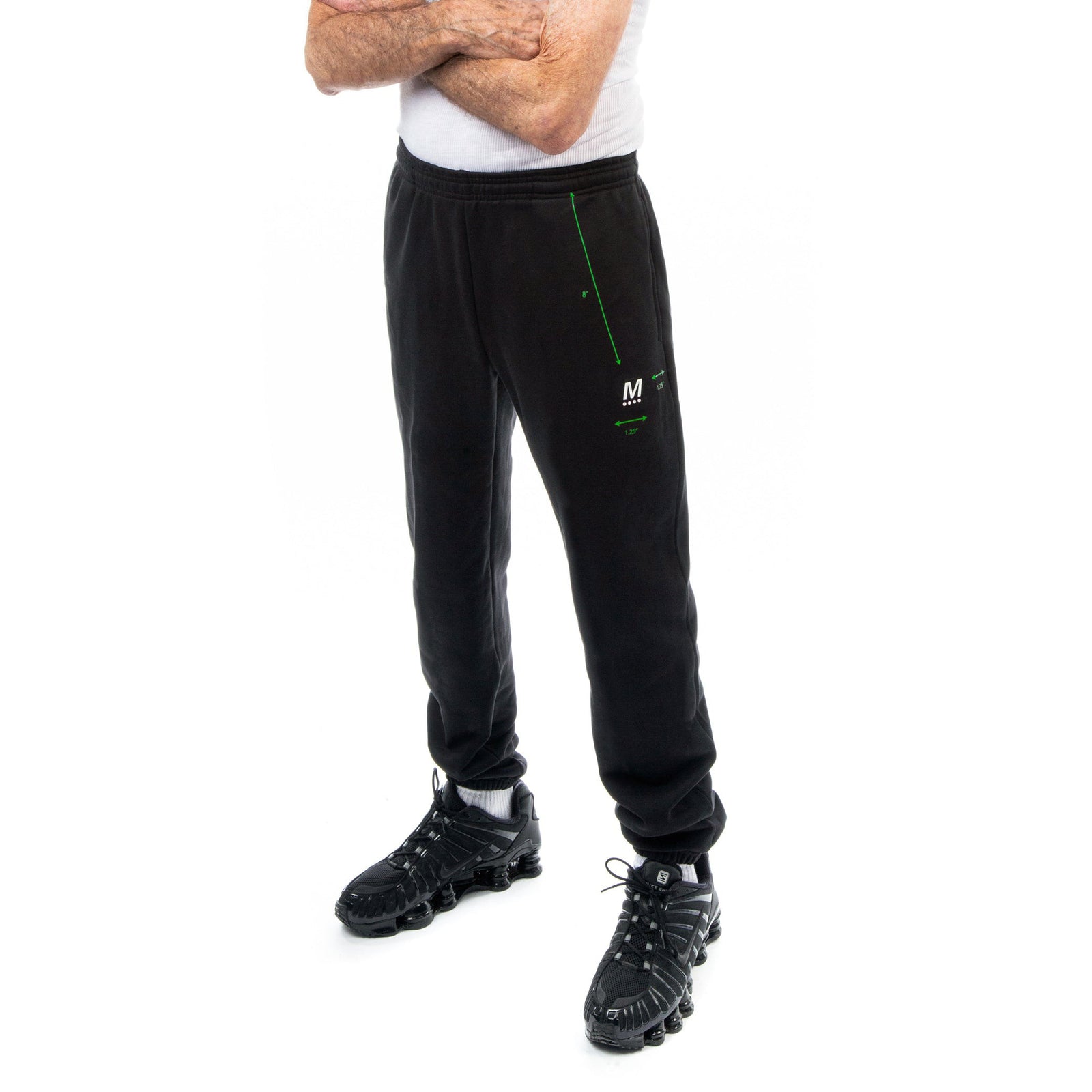 Diagram Sweatpant - Black / Green