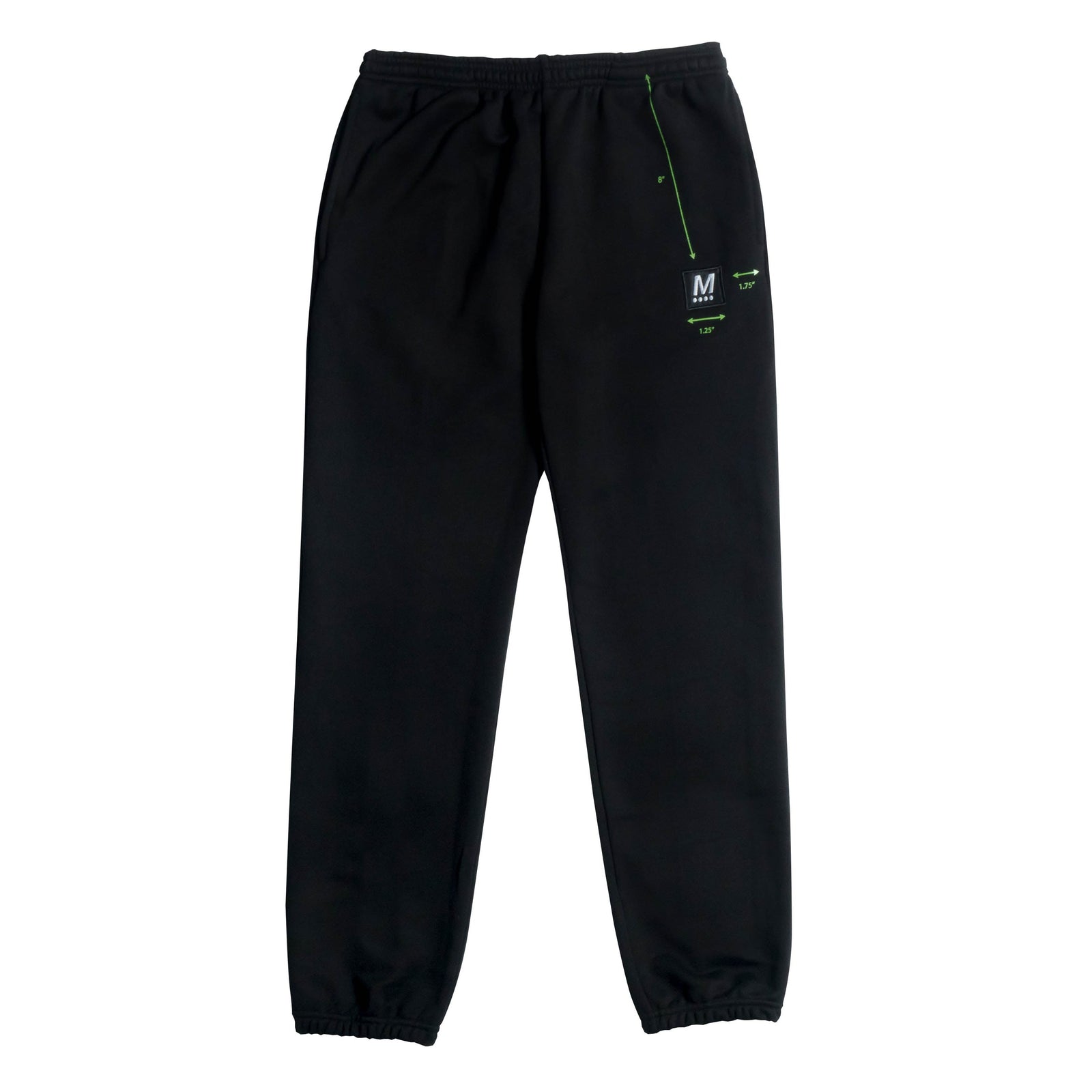 Diagram Sweatpant - Black / Green