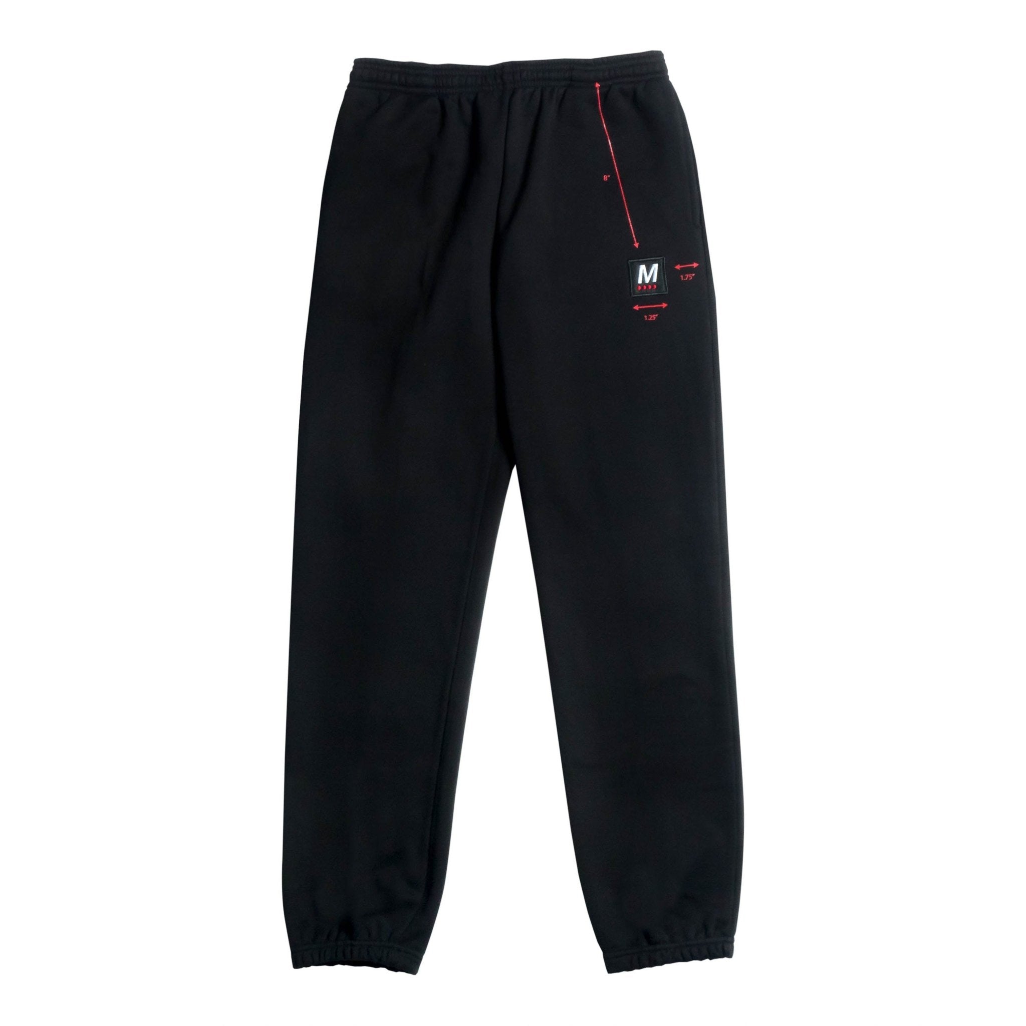 Diagram Sweatpant - Black / Red