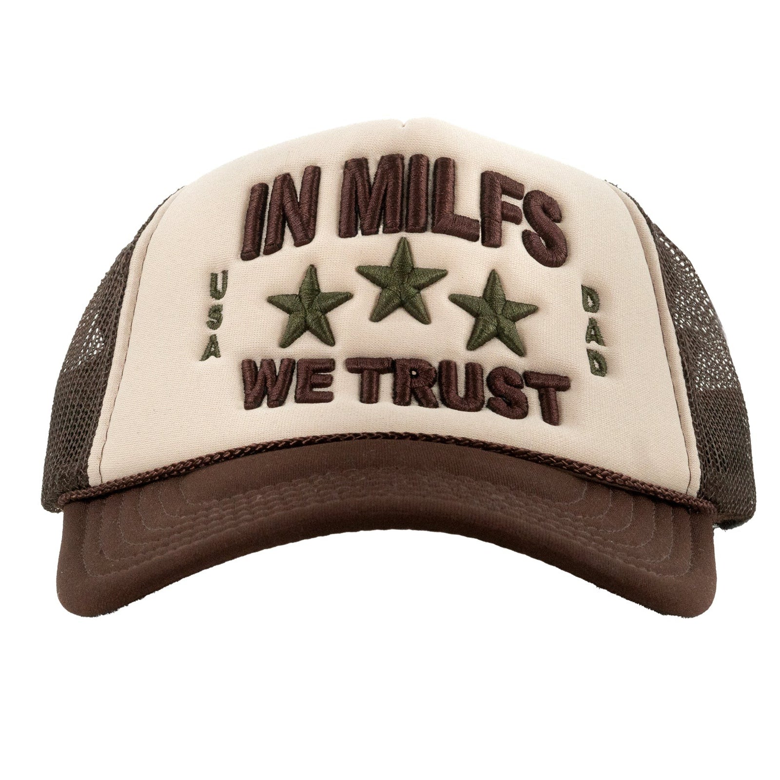 In MlLFS We Trust Hat - Brown