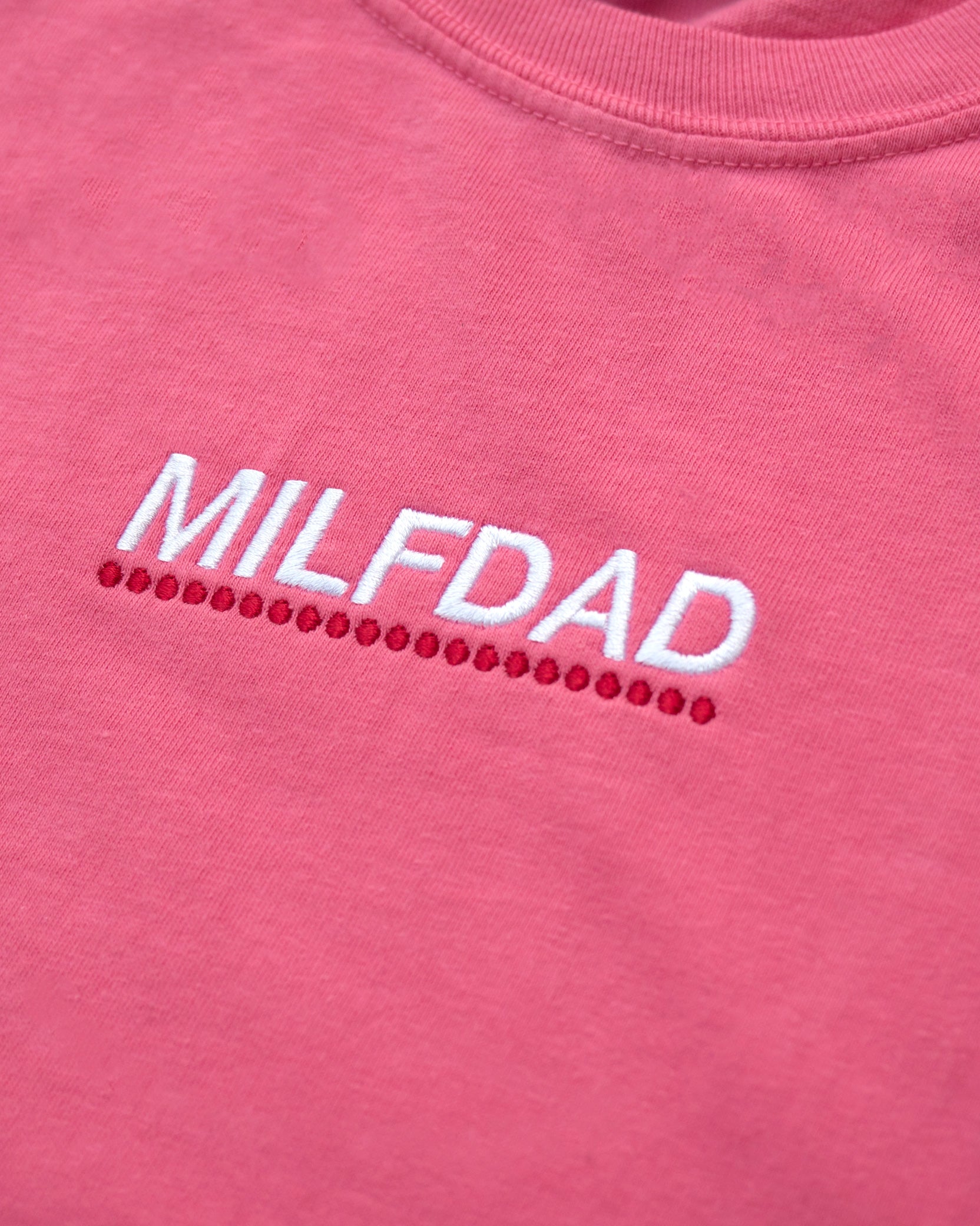 Embroidery Logo Tee - Pink
