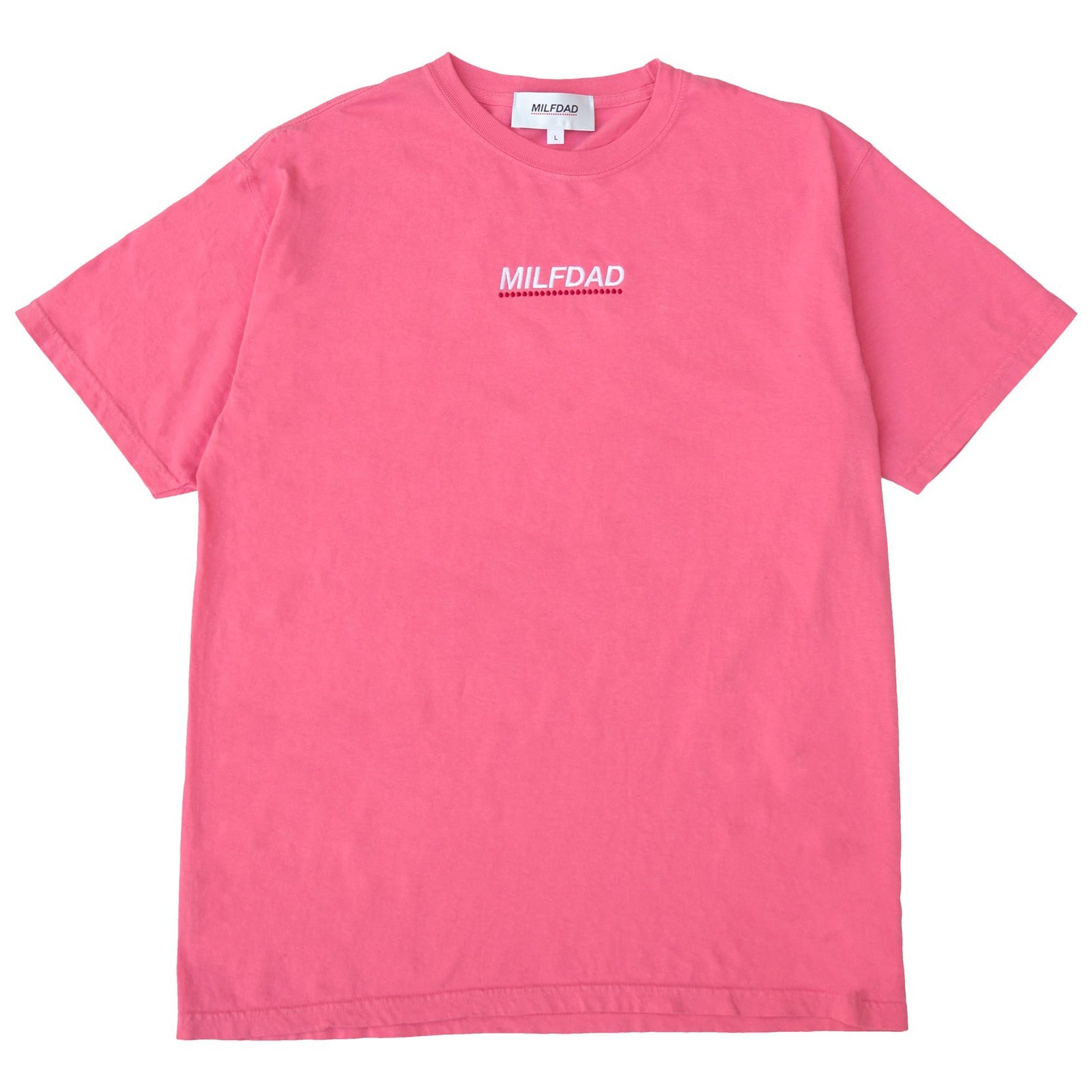 Embroidery Logo Tee - Pink