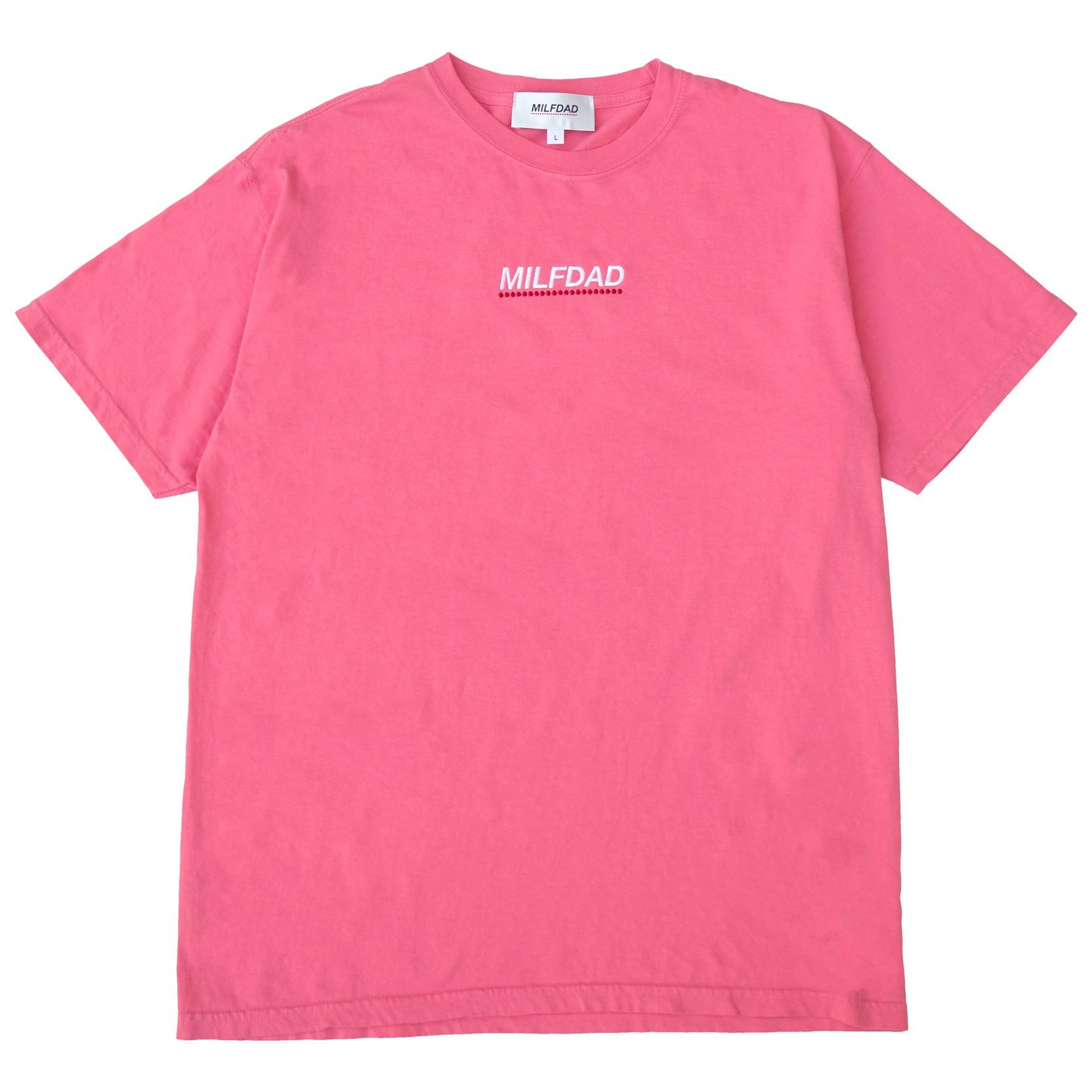 Embroidery Logo Tee - Pink