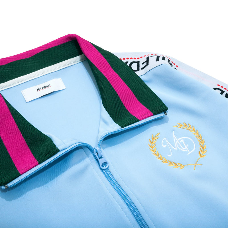 ROYALTY TRACK JACKET - BABY BLUE - MILFDAD