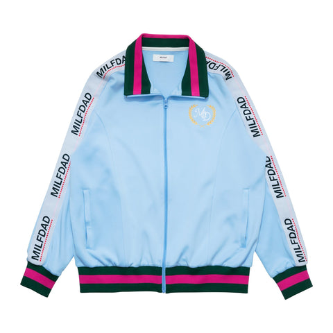 ROYALTY TRACK JACKET - BABY BLUE