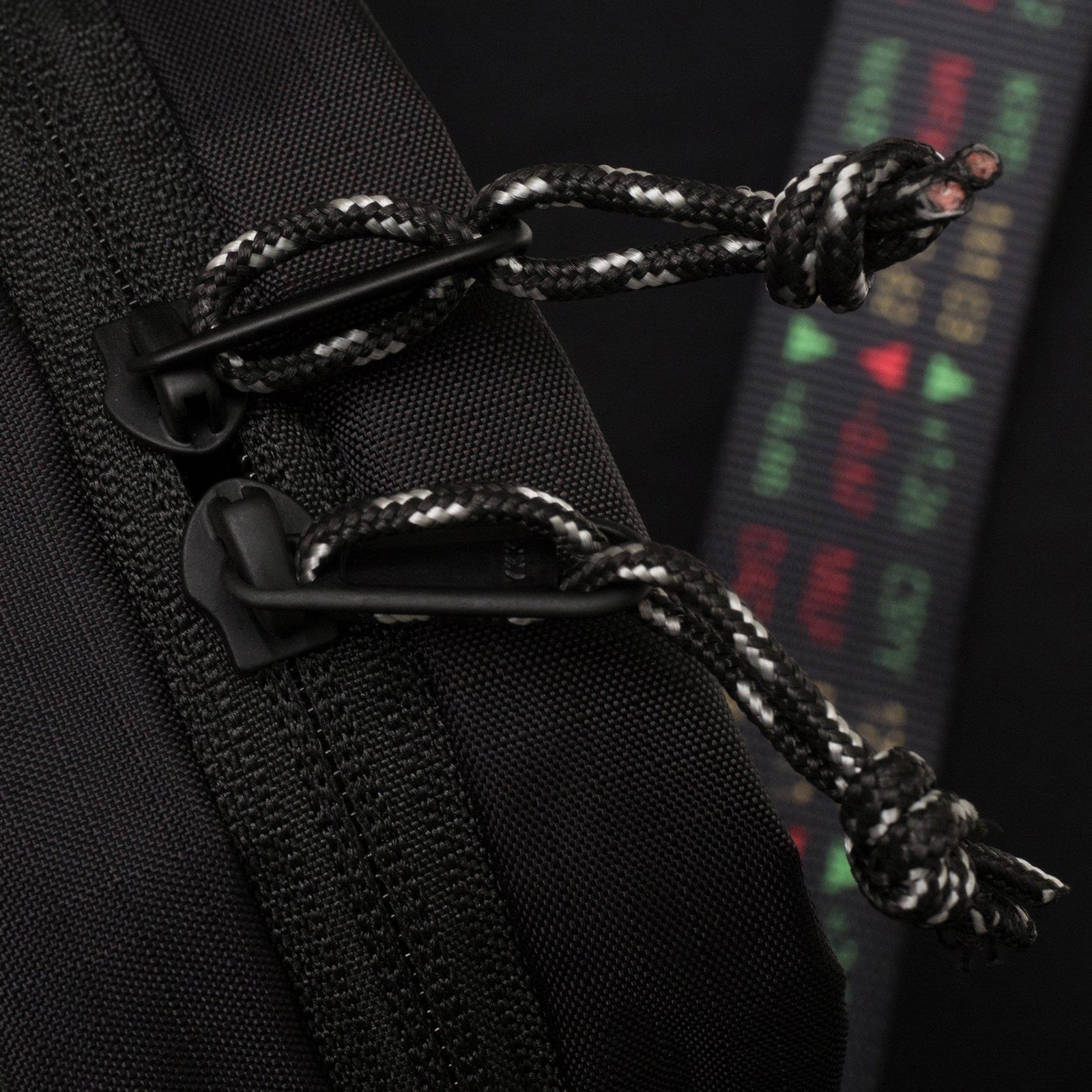 Stock Ticker Shoulder Bag - Black