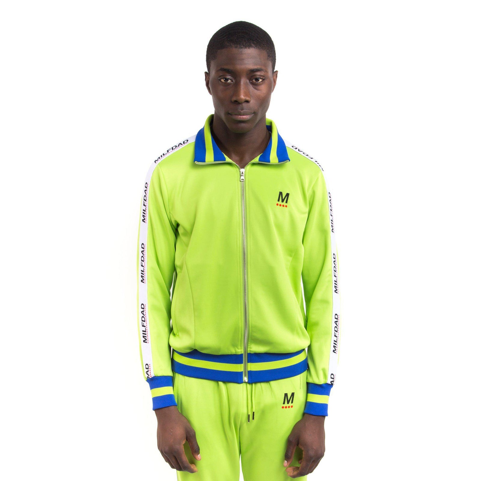 TRACK JACKET - LIME GREEN-MILFDAD