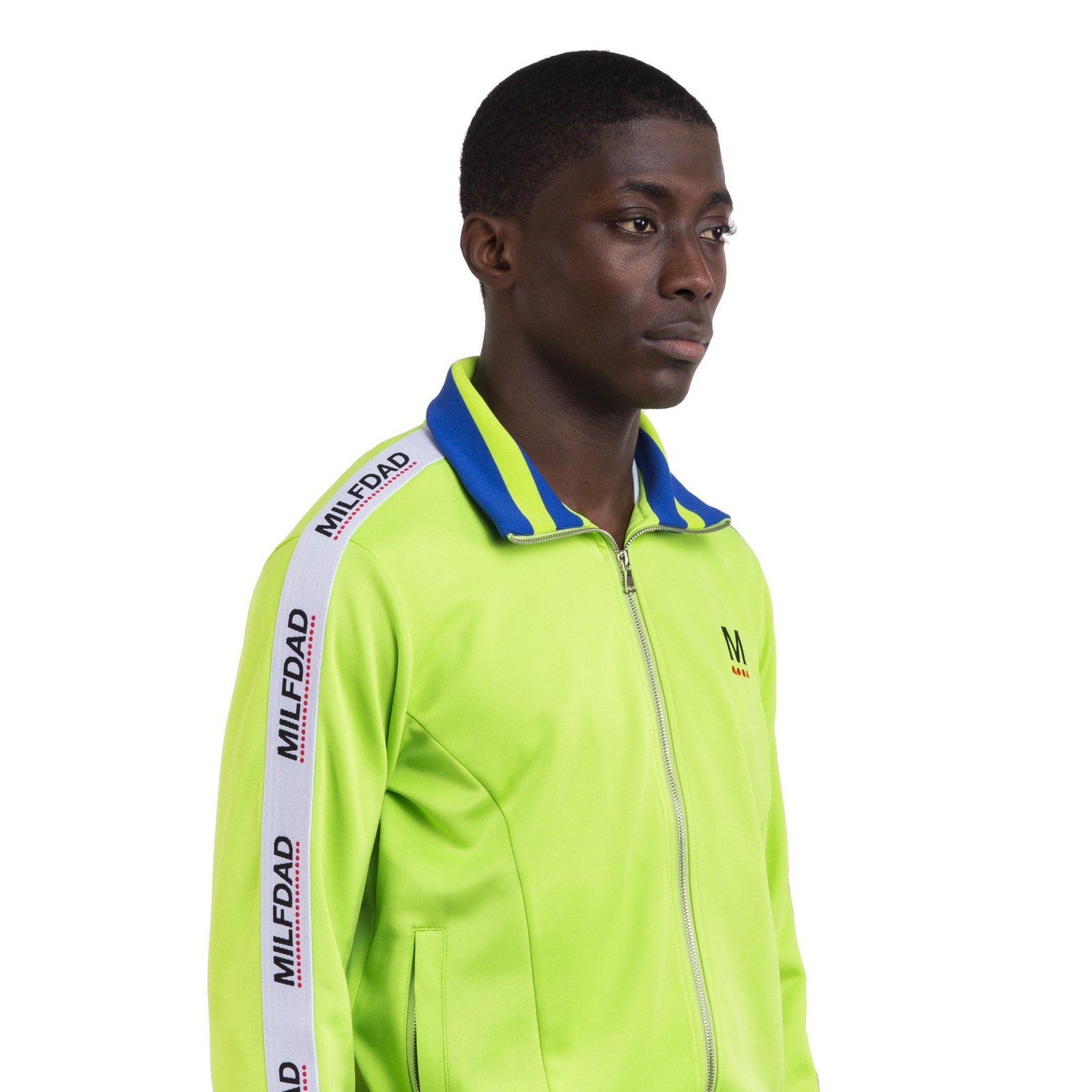 TRACK JACKET - LIME GREEN-MILFDAD