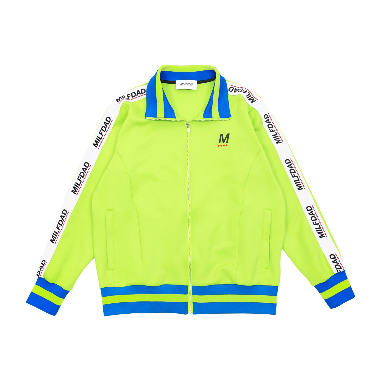 TRACK JACKET - LIME GREEN-MILFDAD