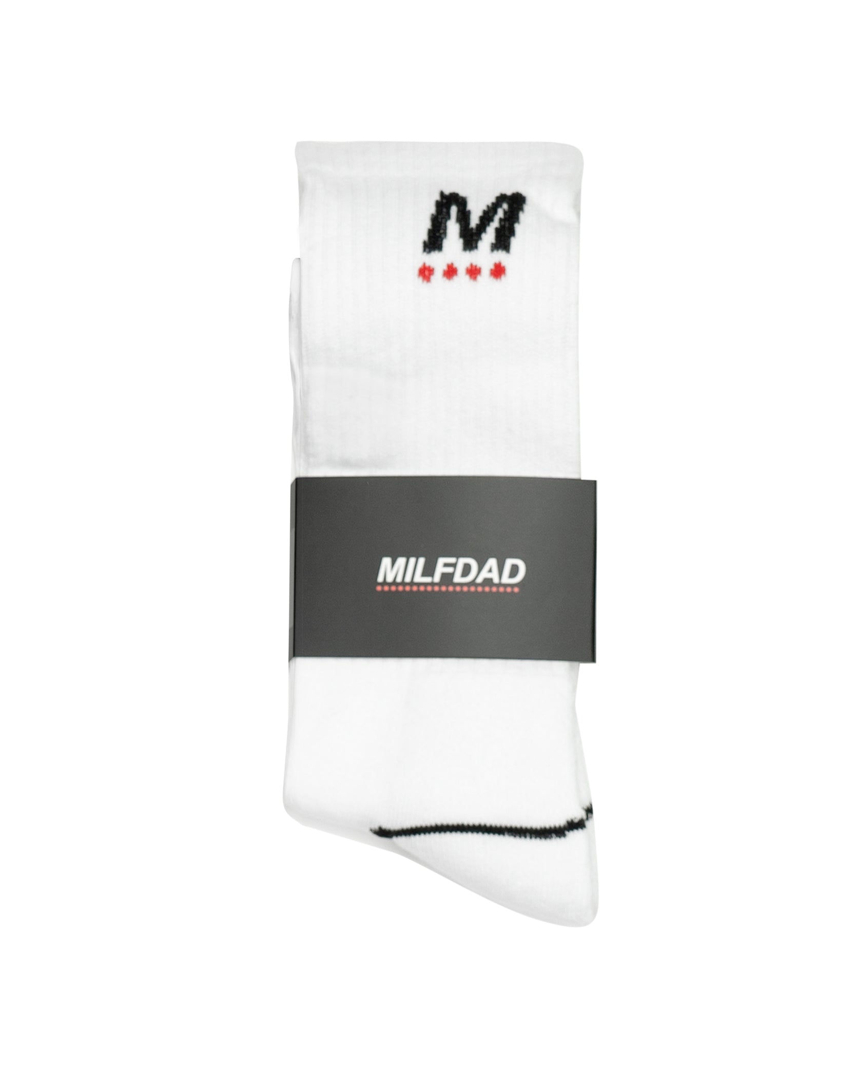 M Logo Socks - White