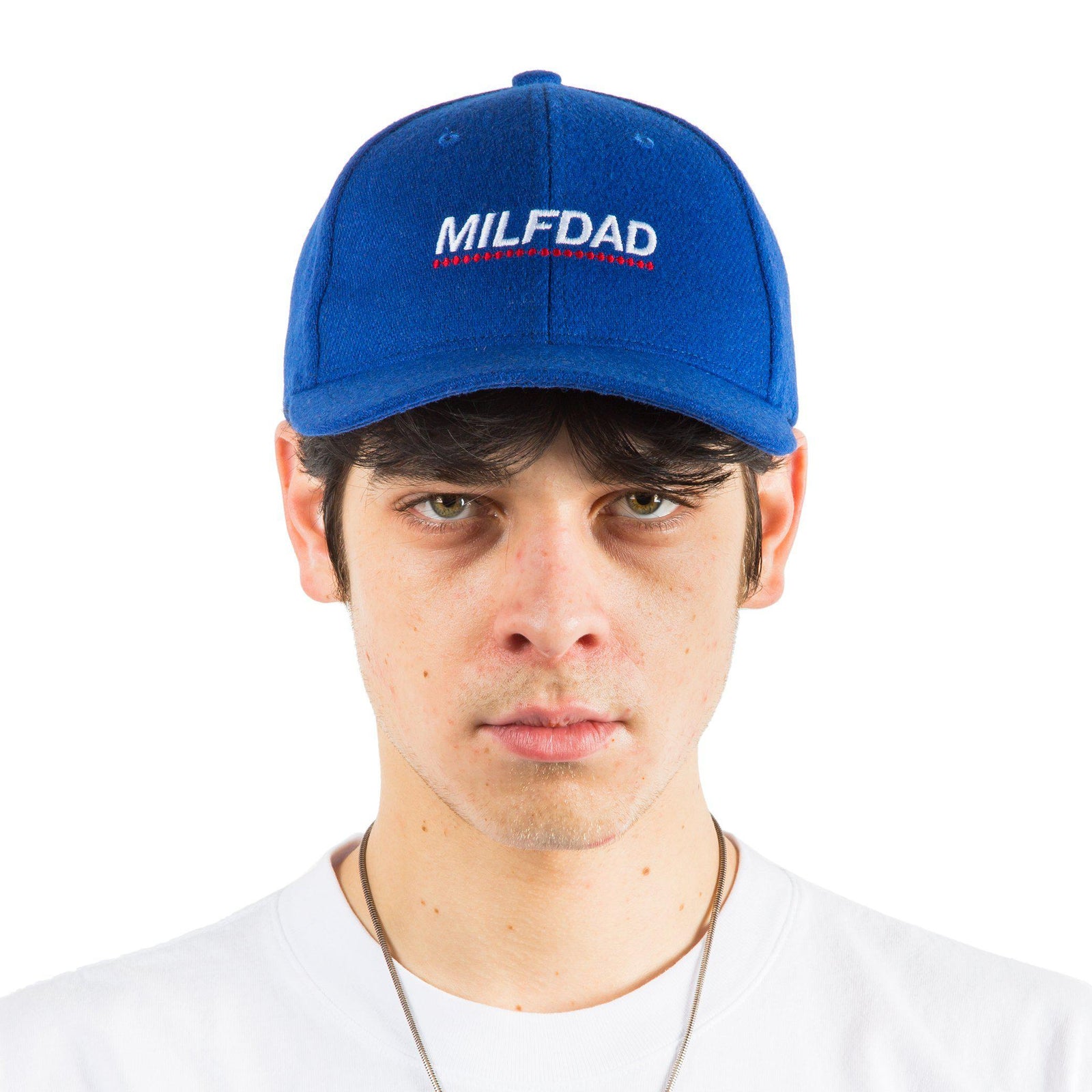 WOOL 6-PANEL CAP - ROYAL BLUE-MILFDAD