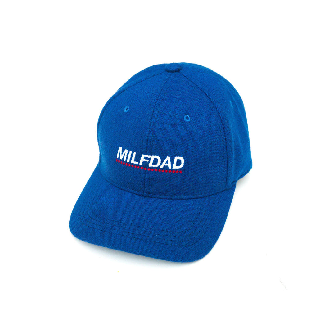 WOOL 6-PANEL CAP - ROYAL BLUE-MILFDAD