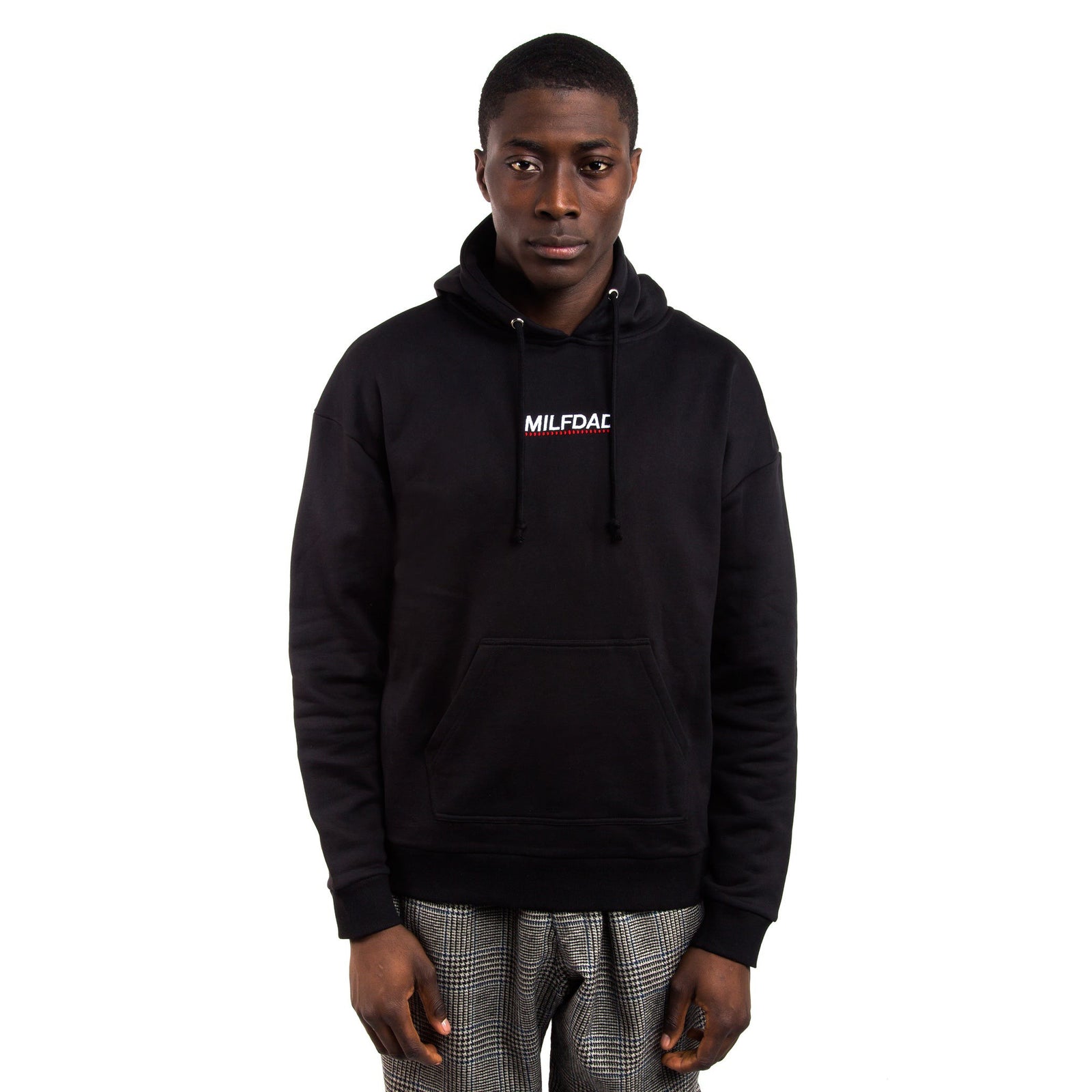 Milfdad Logo Hoodie - Black