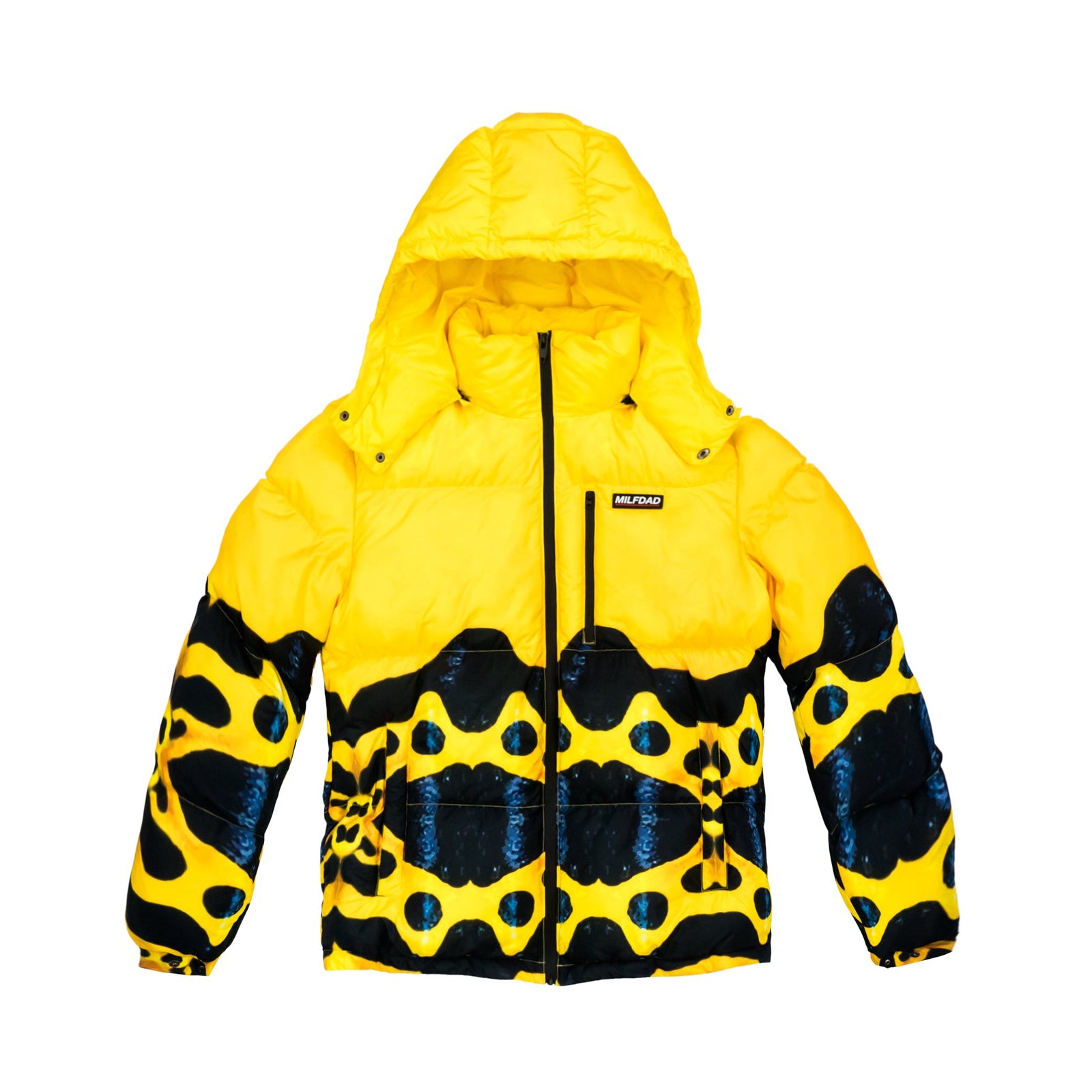 Poison Puffer Jacket - Yellow / Black